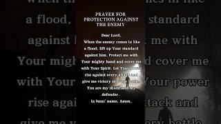 Prayer for Protection Against the Enemy praytogod salvationprayer protection godslove shorts [upl. by Tommie]