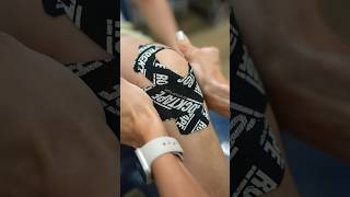 Does kinesio tape actually work physicaltherapy taping kneepain [upl. by Enuahs312]