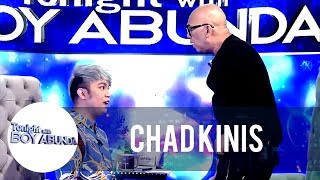 Tito Boy checks how strong Chad Kinis wig is  TWBA [upl. by Elnukeda619]