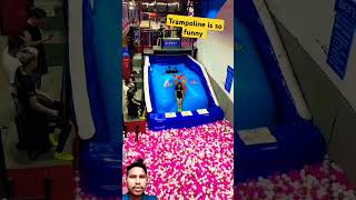 fun trampoline trampolinpark funny minitrampoline trempoline kids keşfet trampolineflps [upl. by Bird455]