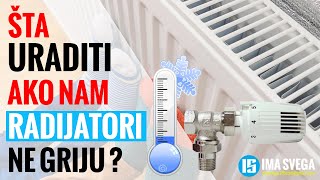 Hladni Radijatori  Kako Rijesiti Problem  How To Fix Cold Radiator [upl. by Nnyliak110]