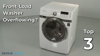 FrontLoad Washer Overflowing— FrontLoad Washing Machine Troubleshooting [upl. by Attalie]