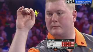 WILLIAM HILL WORLD DARTS CHAMPIONSHIP 2016 Simon Whitlock v Ricky Evans PART 4 [upl. by Guthrey]