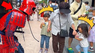 SAMURAI MANNEQUIN PRANK in JAPAN 21  Asakusa Tokyo [upl. by Esinehs345]