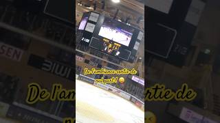 Ajoie réveiller vous bordel  😢😢💛🖤🐉 hockey hcajoie [upl. by Ahsitam]