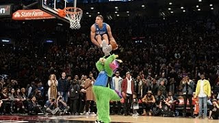 Aaron Gordon UndertheLegs Over the Mascot Dunk [upl. by Alyal593]