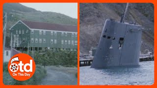 1982 Falklands War  Rare Footage of South Georgia Battle Aftermath [upl. by Latsirk]