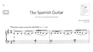 Grade 3 C2 The Spanish Guitar by William Gillock ABRSM 202324 Piano [upl. by Dyson]