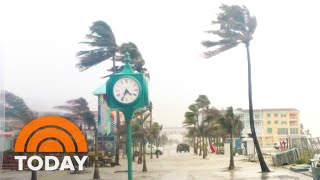 Debby strengthens to Category 1 hurricane as it lashes Florida [upl. by Plate]