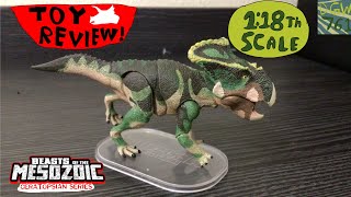 Beasts Of The Mesozoic Ceratopsian Series 118th Scale Protoceratops Hellenikorhinus Toy Review [upl. by Norbie]