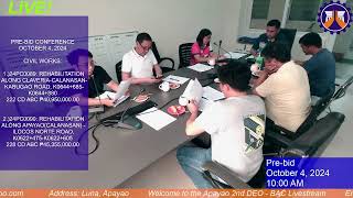 DPWH Apayao 2nd DEO Procurement LS Live Stream [upl. by Hapte]