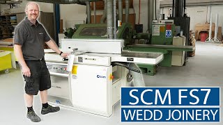 Wedd Joinery Upgrades 50YearOld Planer with SCM Linvinsible FS7 [upl. by Anitsyrhk]