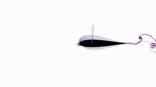 Airfoil thrust augmentation by symmetric heaving motion [upl. by Neysa330]