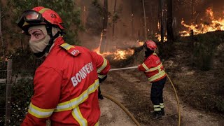 Incêndios incontroláveis em Portugal [upl. by Harlow]