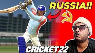 CRICKET 22 Can RUSSIA beat AUSTRALIA [upl. by Aliuqet796]