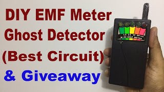 How To Make EMF Meter At Home  Electromagnetic Field Radiation Detector  DIY EMF Ghost Detector [upl. by Adrienne792]