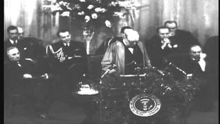 Sir Winston Churchill – Sinews of Peace Iron Curtain Speech [upl. by Mudenihc]