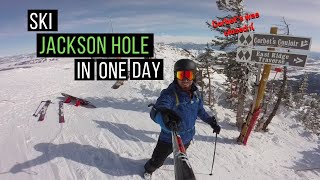 How to Ski Jackson Hole in one day  Experience the whole resort [upl. by Ursuline640]