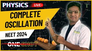 COMPLETE OSCILLATIONS  ALL CONCEPTS  TRICKS  Class 11 physics  NEET 2024  RIYAZ ANNA 🤩 [upl. by Sidnarb740]