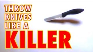 How to throw a knife like a LETHAL KILLER [upl. by Thayer]