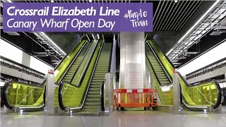 Elizabeth Line  Canary Wharf Station Open Day [upl. by Auberon552]