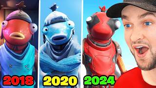 Evolution of Fishstick in All Fortnite Trailers amp Cutscenes [upl. by Edlin]