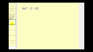 Solving Exponential Equations  Part 2 of 2 [upl. by Barfuss]