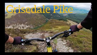 Grisedale Pike and Hobcarton End descent  Lake District Mountain Biking [upl. by Kirtley]