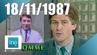 20h Antenne 2 du 18 novembre 1987  Disparition de Jacques Anquetil  Archive INA [upl. by Ynnor]