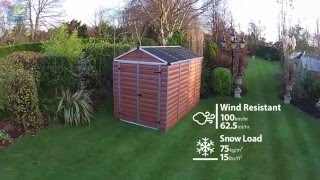 Palram Skylight Plastic Shed Range 3rd Generation Range [upl. by Noslen]