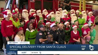 Santas 94th annual Coronado visit spreads holiday magic [upl. by Ahcatan]