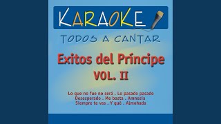 Amnesia Karaoke Version Originally Performed By José José [upl. by Goldston]