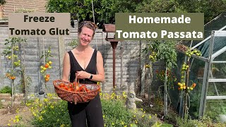 How To Make Homemade Tomato Passata  Freeze Your Tomato Glut [upl. by Case]