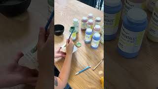 Making Underglaze Test Cylinder pottery tipsandtricks ceramicsstudio [upl. by Alletsyrc]