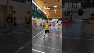 Middles vs Setter setting with two balls [upl. by Retxed334]