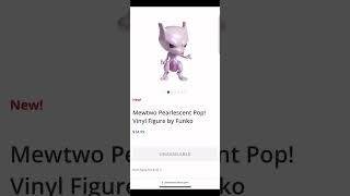 Missed the dropped today Pokémon Center Mewtwo Pearlescent Pop Vinyl Figure by Funko [upl. by Pasia335]