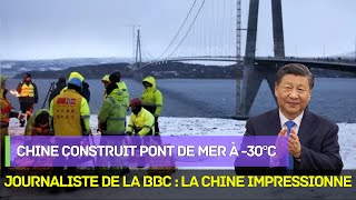 Chine construit pont transocéanique en Norvège à 30°C  journaliste BBC stupéfait [upl. by Shakespeare]