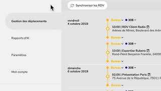 Gestion automatique des indemnités kilométriques  IZIKA 30 [upl. by Amluz]