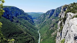 La route panoramique des crêtes et ses belvédères sur le Verdon  D23 depuis La PaludsurVerdon [upl. by Ernestus835]