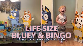 DIY Bluey Party Create Your Own LifeSize Bluey and Bingo [upl. by Sacrod995]