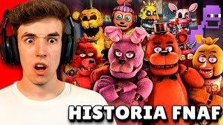 REACCIONO a LA HISTORIA COMPLETA de FIVE NIGHTS AT FREDDYS [upl. by Lambart385]