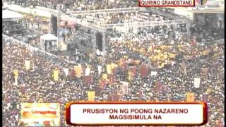 406th Nazarene procession begins [upl. by Amaleta]