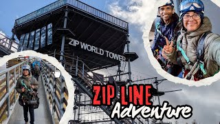 I Tried The Worlds Fastest Seated Zipline [upl. by Girvin]