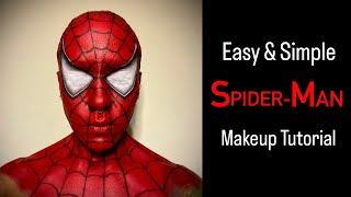 SpiderMan Makeup Tutorial  WebSlinging Makeup for Marvel Fans or Cosplay [upl. by Ikcin444]