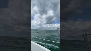 Riding the wind amp waves Pure sailing Catalina Capri 26 Lake Ontario [upl. by Kam519]