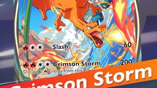 Charizard EX vs Dragonite Deck POKEMON TCGP [upl. by Lathan]