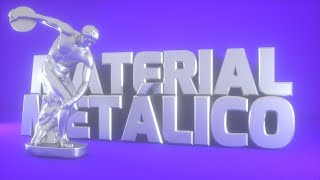 Cinema 4D  Criar material Metálico usando o Octane Render Node editor [upl. by Rann]