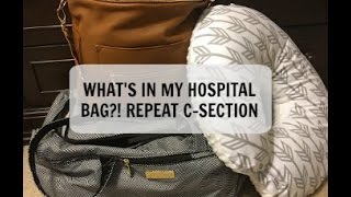 WHATS IN MY HOSPITAL BAG I REPEAT CSECTION I BABY NUMBER 3 [upl. by Mendive]