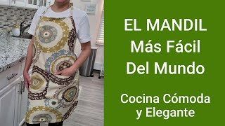 640 Como hacer MANDIL O DELANTAL de Cocina [upl. by Yelena423]