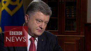 Poroshenko Kiev must be ready for attack  BBC News [upl. by Jona]